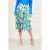 GUESS Marciano By  New Giselle Pleated Green Mini Skirt Slipk
