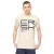 Crosshatch Heren Squarebox T-Shirt (Licht Steen)
