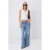 TRENDYOLMİLLA Dames Wit Effen Mouwloos Getailleerd Blouses