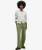 Essential Joggingbroek met Rechte Pijpen en Logo Khaki