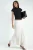 Hoge Taille Kanten Maxi Rok