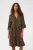 SAINT TROPEZ Jurk ‘Eda’  chamois / zwart