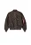 MA-1 Faux Leather Vintage Bomber Jacket