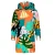 “Tropical Abstract” Oversize hoodiejurk