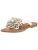 Lazamani – Kira Dames Teenslippers Leer White –