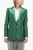 Geborduurde RANBU-blazer met piekrevers in groen