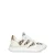 PS Poelman suède sneakers met panterprint wit