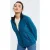Dames Pluche Zip-Front Sweatshirt