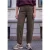 Broek met Mid Waist-taille en wijd uitlopende pijpen in een Loose Fit-pasvorm