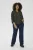 Blouse met lange mouwen Loose fit Black/Green Lettuce Ditzy black green