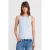 Geribbelde Halteren Slim-Fit Blouse