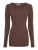 Seamless Basic Shirt ‘Allure’  donkerbruin