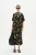 Rok Feminine Black Mysterious Flower black multi