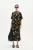 Rok Feminine Black Mysterious Flower black multi