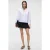 Oversized popeline overhemd met knopen