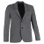 Acne Studios Losse Pasvorm Suit Jacket in Grijs Wol