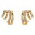 Club Manhattan oorbellen Stacked Hoops goudkleurig