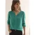 Cecil Dames Blouse in effen kleur in Groen