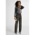 Anytime plisse wide leg zilver
