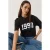 Oversized Geprinte Crew Neck T-shirt
