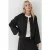 Volledig ritssluiting Oversized Textuur Bomberjack