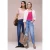 Street One Dames Shirt met hartvormige halslijn in een pak van 2 in Roze|Pink