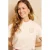 Lofty Manner T-shirt met backprint ecru