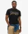 Superdry Mannen Rock Band T-shirt met Grafische Print Zwart