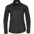 Russell Collection Dames/Dames Oxford Overhemd Met Lange Mouwen (Zwart)