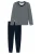 SCHIESSER Pyjama ‘ Casual Essentials ‘  nachtblauw / wit