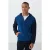 Heren kleurgeblokte half-rits pluche sweatshirt