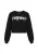 MYMO Sweatshirt  zwart / wit