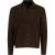 Trui Blue Industry bruin half zip knopen en rits