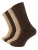 Cotton Prime Sokken  lichtbruin / donkerbruin