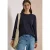Shirt met lange mouwen, ronde hals en streepjesmotief