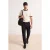 TRENDYOL MAN Heren Zwart Effen Normale taille Jeans