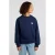 America Today sweater met backprint – donkerblauw