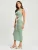St MRLO Jurk ‘Shantee’  groen / wit