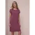 Knielange jersey jurk