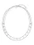 PURELEI Ketting ‘Plain’  zilver