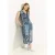 Cecil Dames Jurk met patchworkprint in Blauw