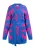 IZIA opengebreid vest Dames blauw roze