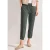 Street One Dames Slim Leg broek in papertouch kwaliteit in Groen