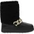 Moschino Heart Chain Snow Boots Black