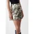 French Connection Elodie Sequin Mini Skirt Metallic Gold