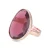 Luxenter sanwerd ring in 925 sterling zilver en kersen hydrothermale kwarts met 18k roségoud vergulde afwerking