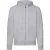 Fruit of the Loom Heren Classic Heather Hooded Jacket (Heide Grijs)