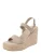 Calvin Klein Sandalen met riem ‘Elisabeth’  beige
