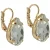 OTAZU  Crystal Golden Drop Earrings