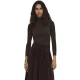 Only Onlglamour l/s roll-neck top jrs noos black coffee